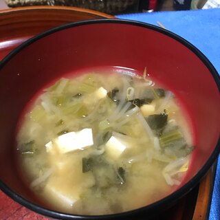 豆腐のコンソメ味噌汁